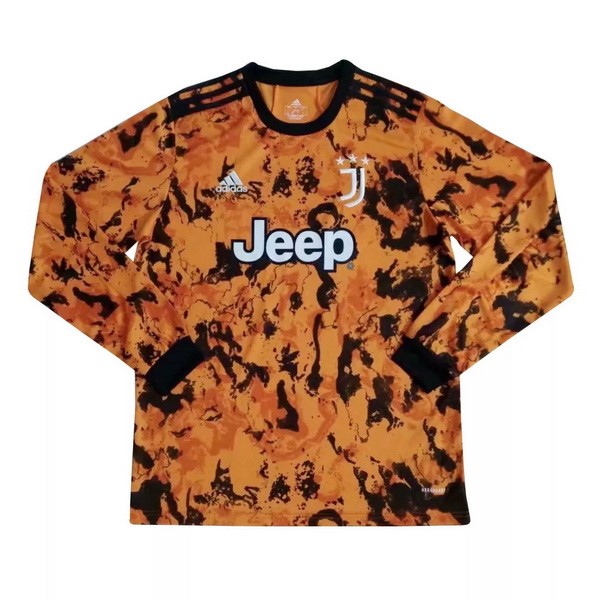 Tailandia Camiseta Juventus 3ª ML 2020/21 Naranja